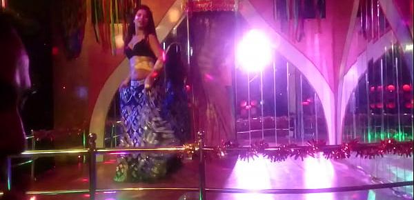  Nepal Desi Bar girl dance of the floor with a handsome boy